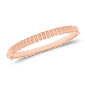 Gold Spike Bangle Bracelet - 14K gold weighing 19.30 grams