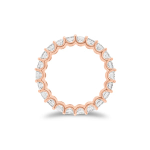 4.47 ct Radiant-Cut Diamond Eternity Band - 18K gold weighing 4.60 grams - 22 radiant-cut diamonds weighing 4.47 carats (GIA-graded F-color, VS clarity)