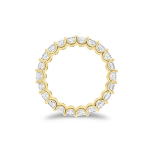 4.47 ct Radiant-Cut Diamond Eternity Band - 18K gold weighing 4.60 grams - 22 radiant-cut diamonds weighing 4.47 carats (GIA-graded F-color, VS clarity)