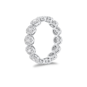 Halo Diamond Eternity Ring