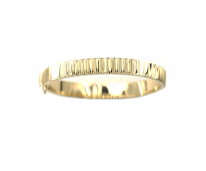 Gold Spike Bangle Bracelet