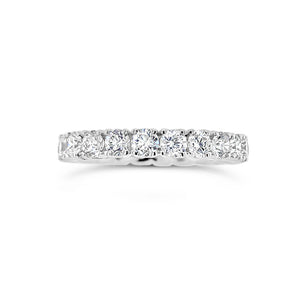 Simple Four Prong-set Diamond Eternity Ring