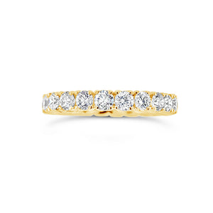 Simple Four Prong-set Diamond Eternity Ring