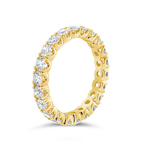 Simple Four Prong-set Diamond Eternity Ring
