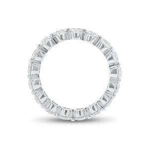 2.62 ct Diamond Eternity Ring - 18K gold weighing 2.48 grams - 17 round diamonds weighing 2.62 carats