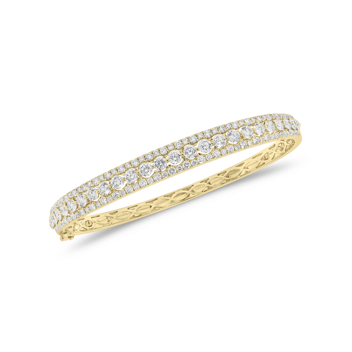 Diamond Bangles Pattern Diamond Pattern Bangle Bracelet - Nuha Jewelers