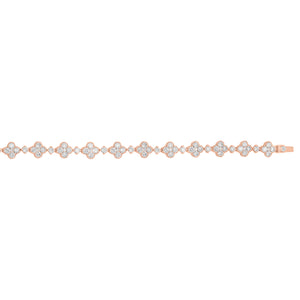Color Blossom BB Multi-Motif Bracelet, Pink Gold, White Mother-Of-Pearl and  Diamonds - Categories
