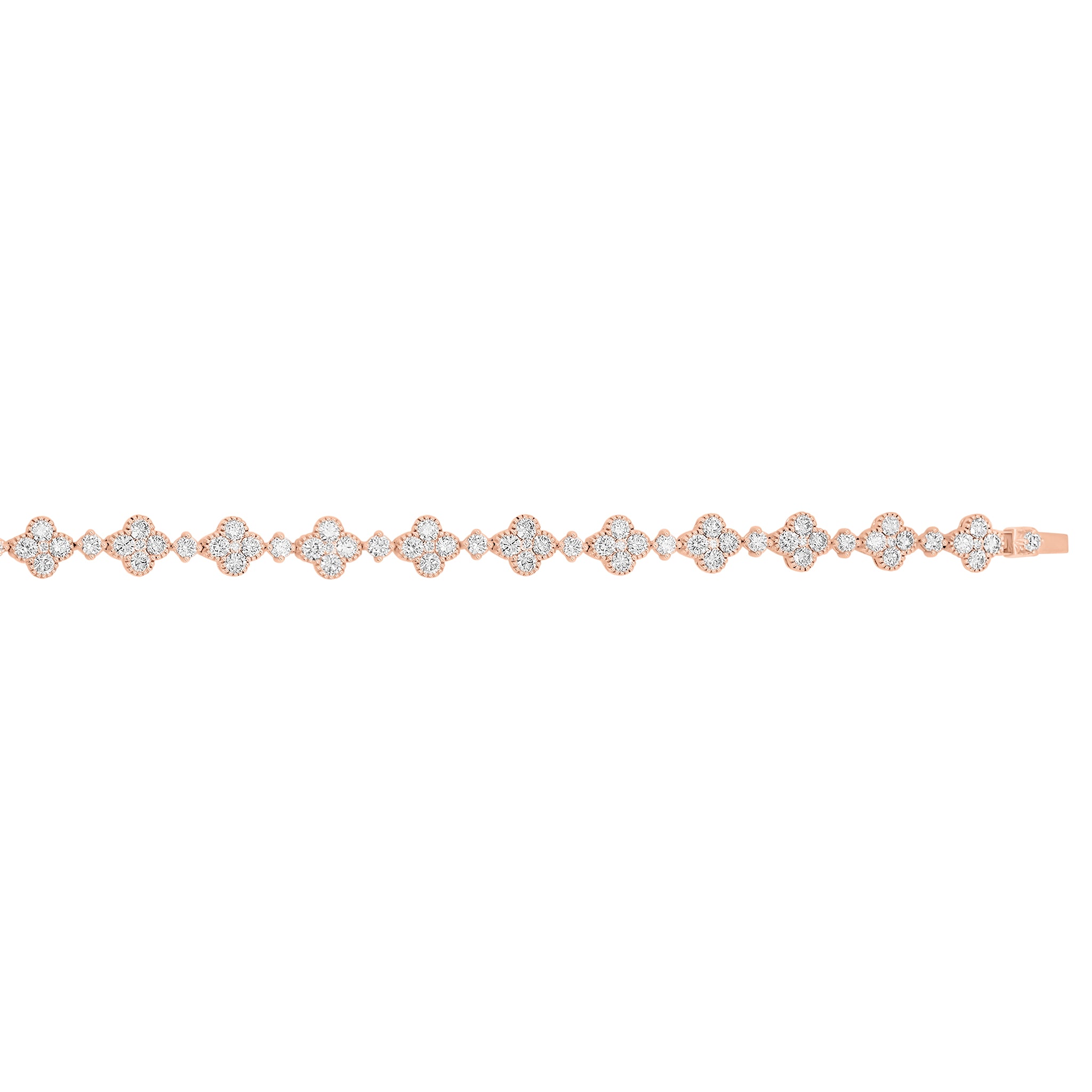 18K Diamond Color Blossom BB Multi-Motifs Bracelet