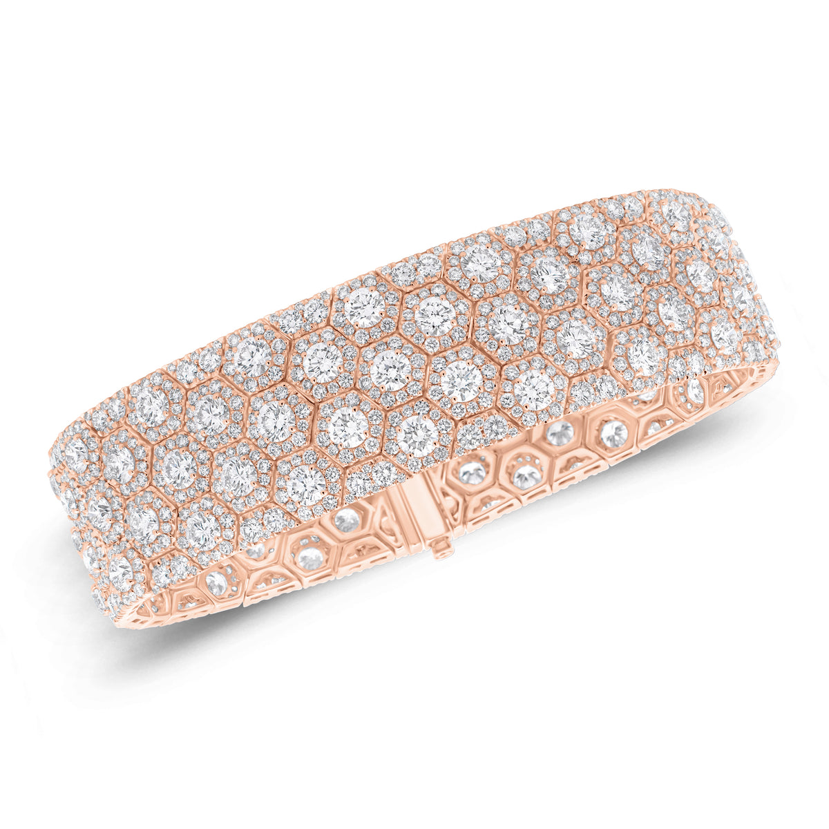 Diamond Honeycomb Flexible Bracelet