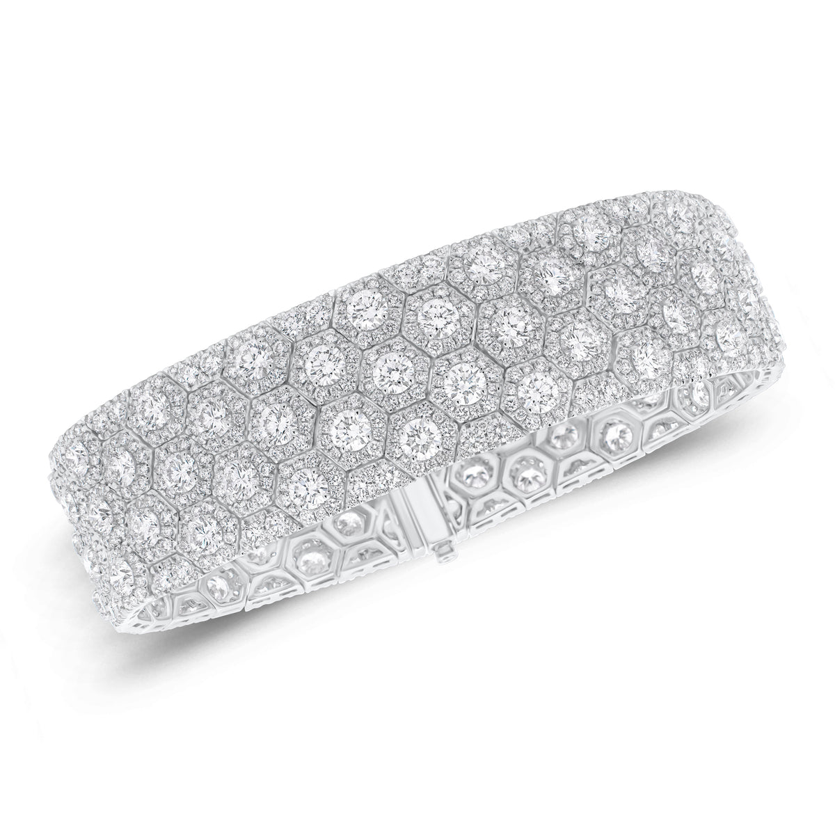 Diamond Honeycomb Flexible Bracelet