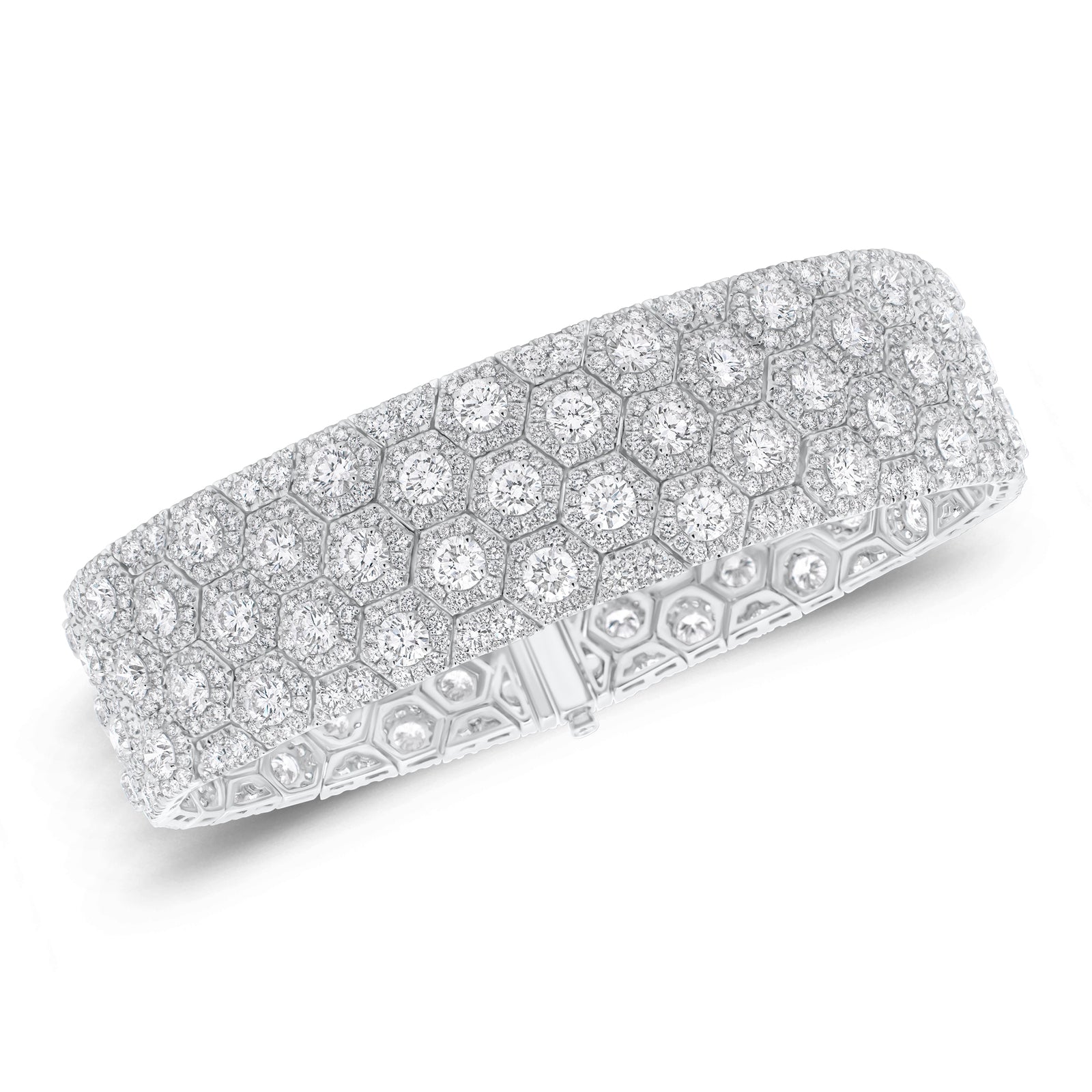 Diamond Honeycomb Flexible Bracelet