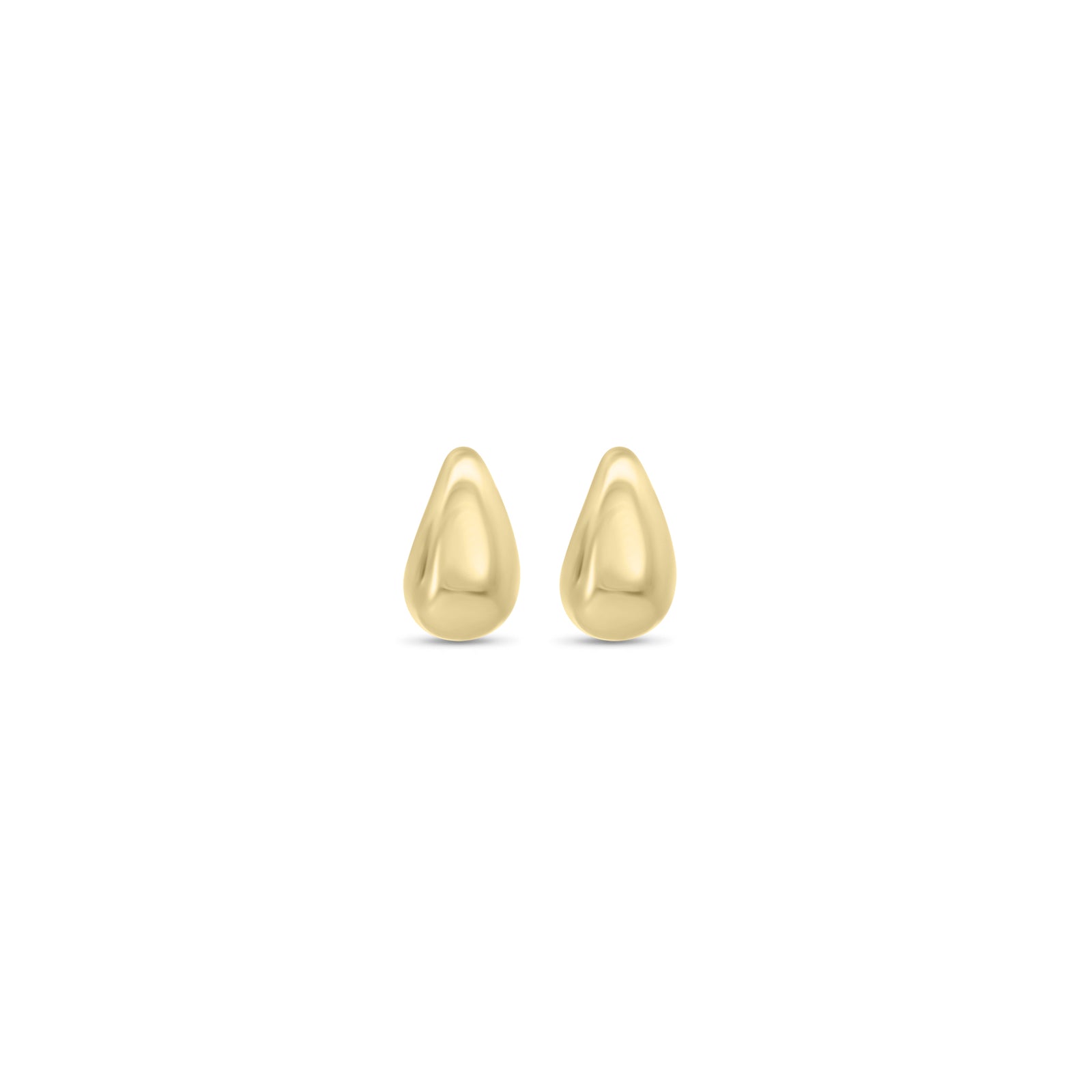 Gold raindrop earrings - 14K gold weighing 3.49 grams