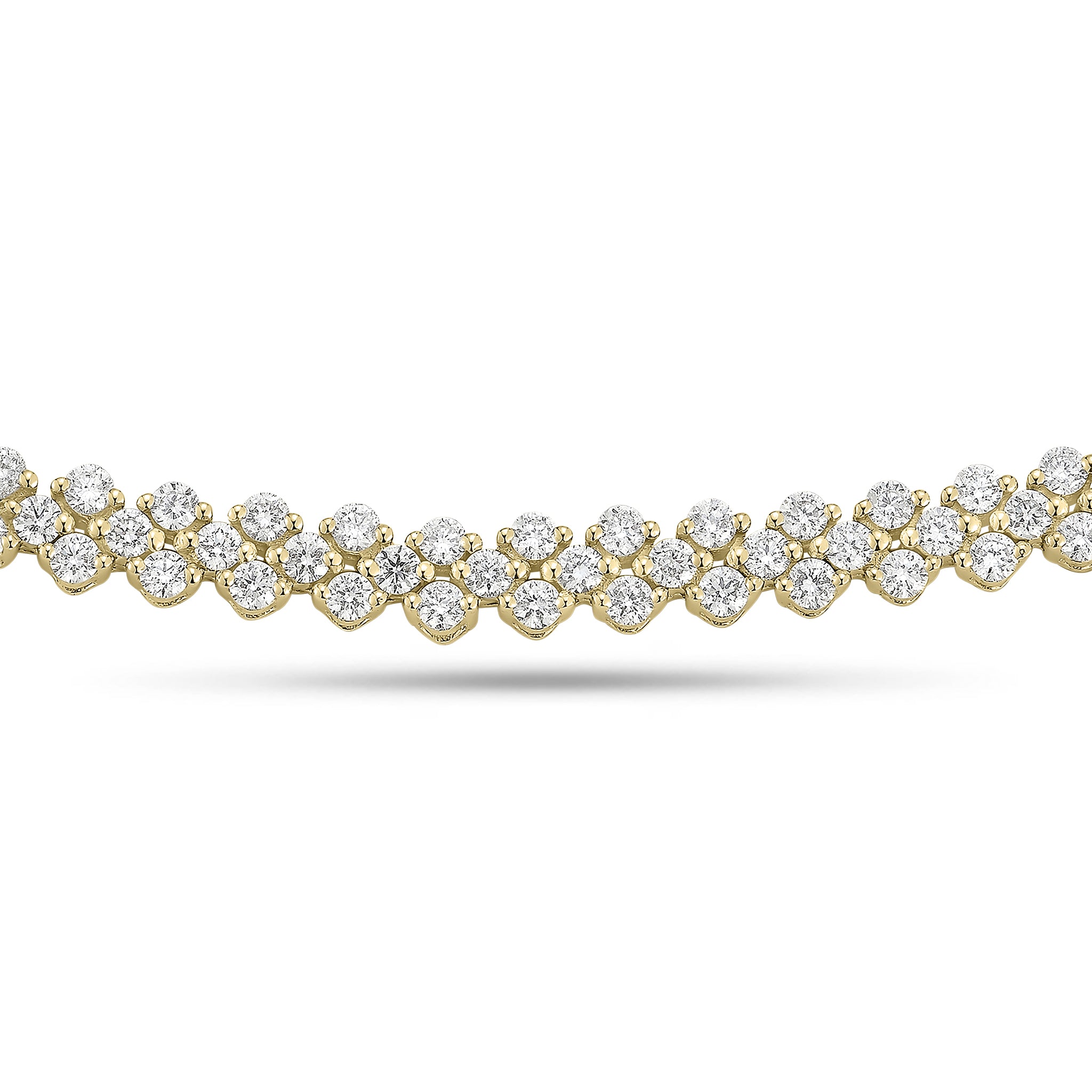 14K Gold Diamond Tennis Adjustable Bolo Chain Necklace 66394: buy online in  NYC. Best price at TRAXNYC.