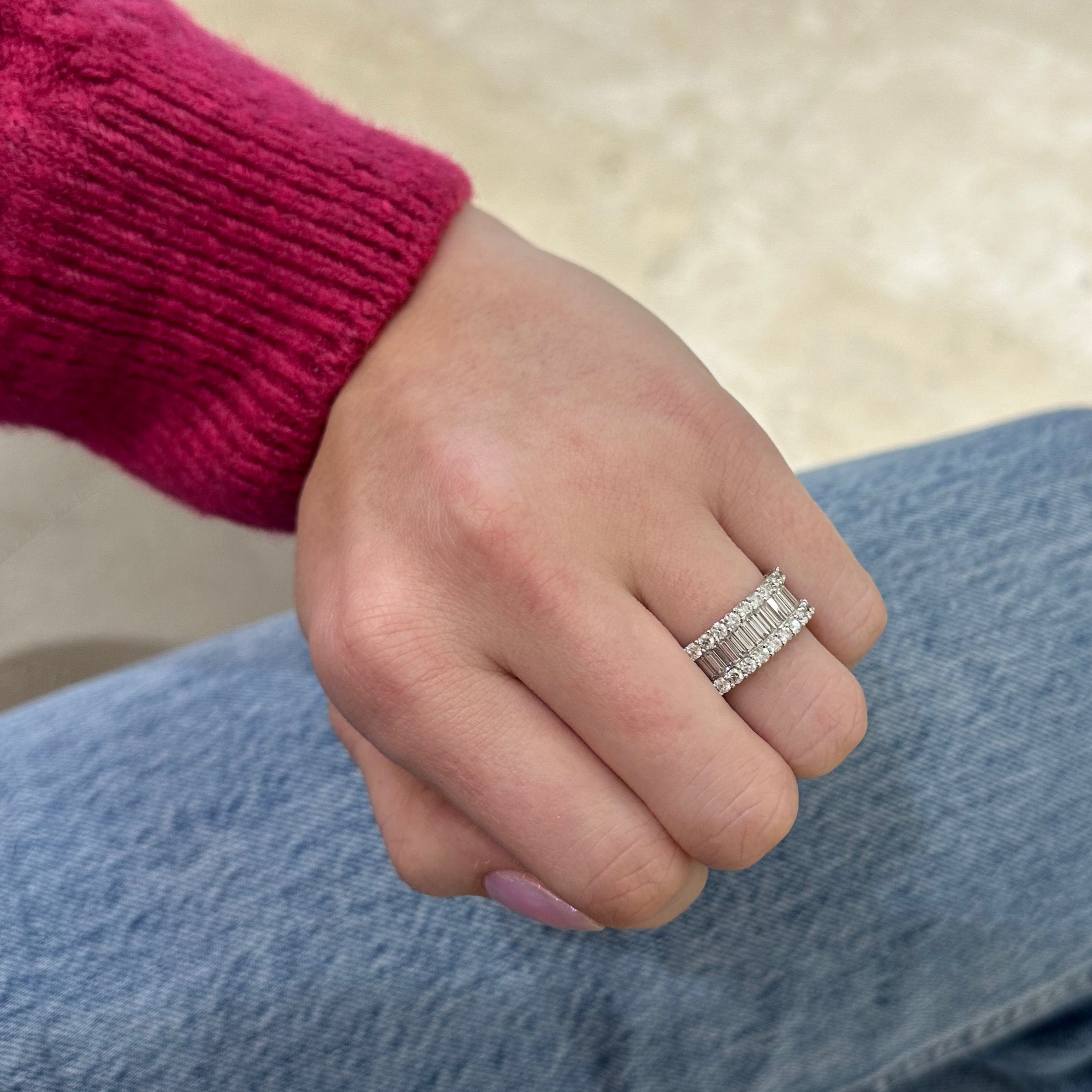 The Diamond Baguette Ring – Rebekah Brooks Jewelry