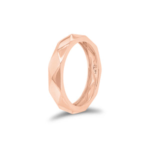 Multi-Dimensional Gold Band - 14K gold weighing 2.93 grams