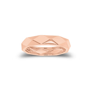 Multi-Dimensional Gold Band - 14K gold weighing 2.93 grams