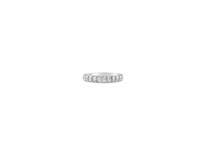 Single Row Diamond Four Prong-Set Diamond Wedding Band