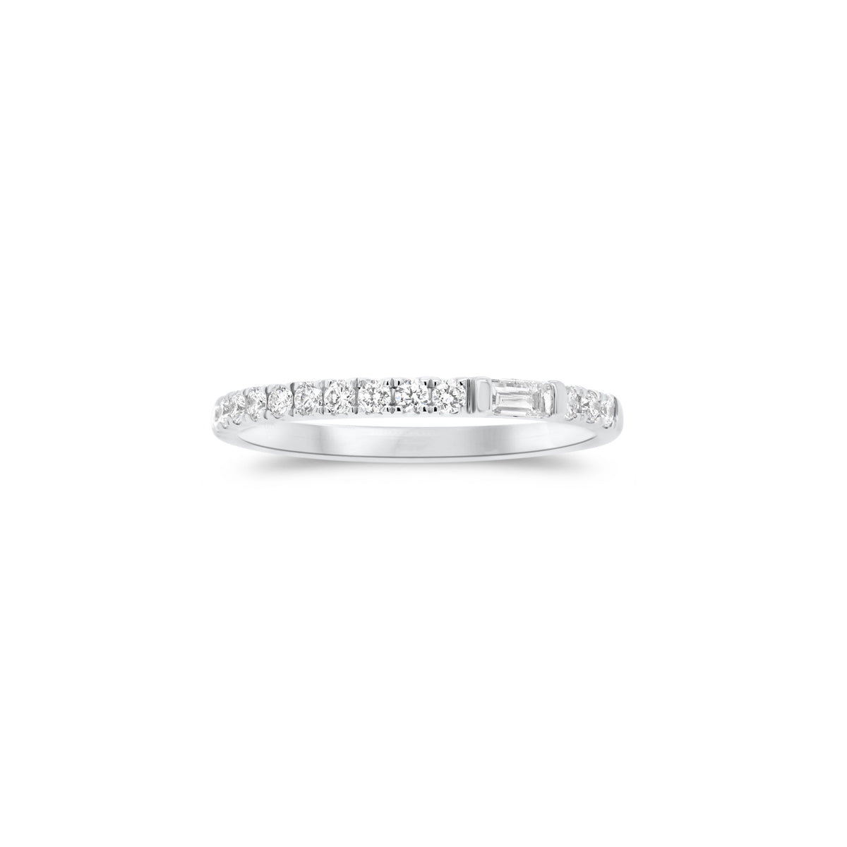 Diamond Slim Stackable Ring