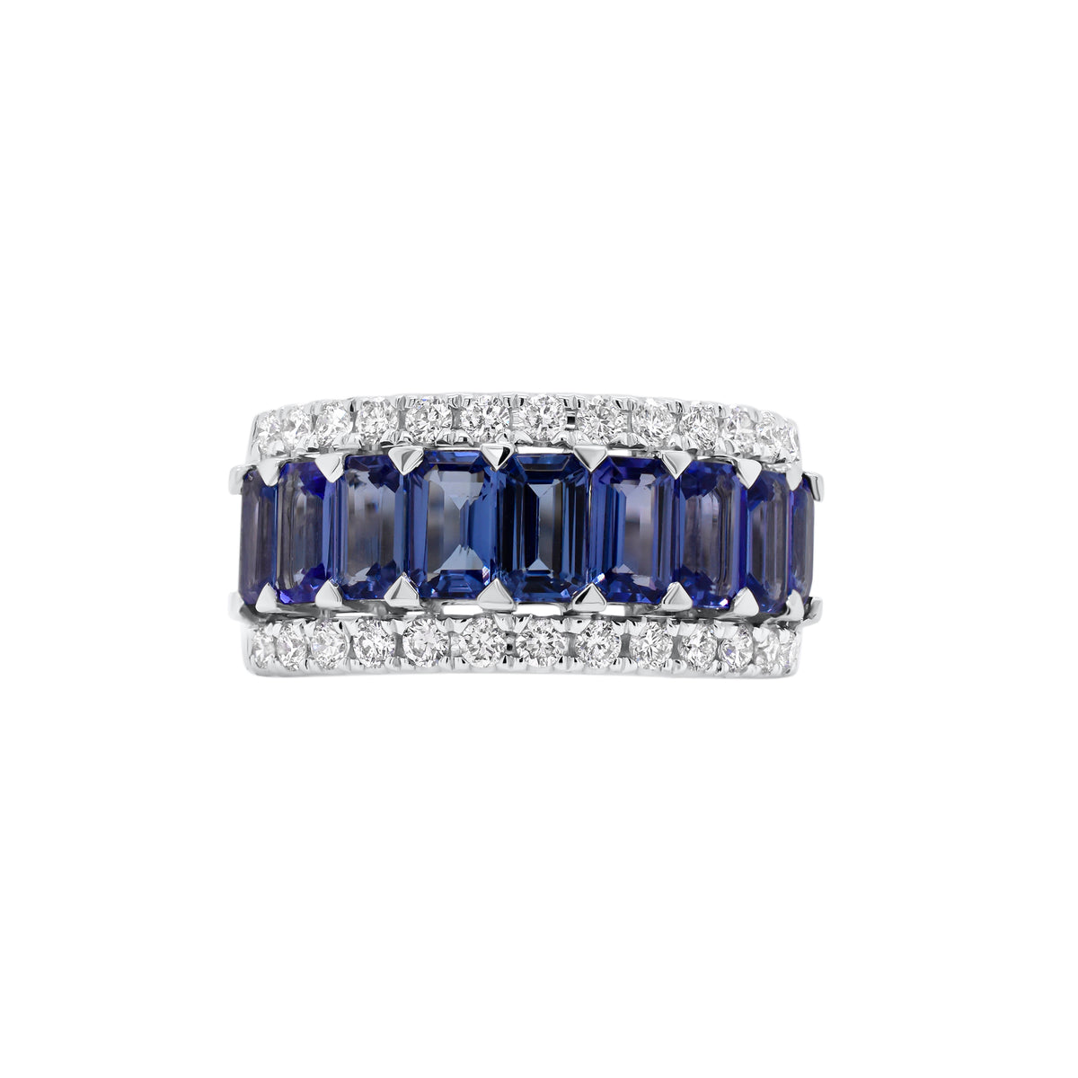 Tanzanite & Diamond Band