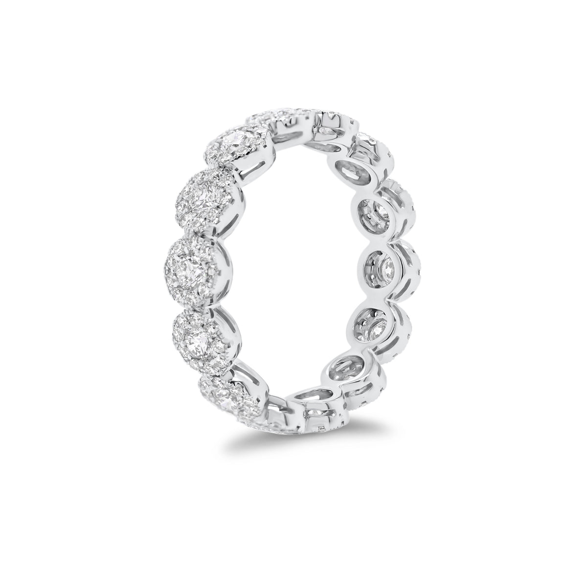 Halo Diamond Eternity Ring