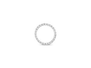 Slim Shared Prong-Set Diamond Eternity Band