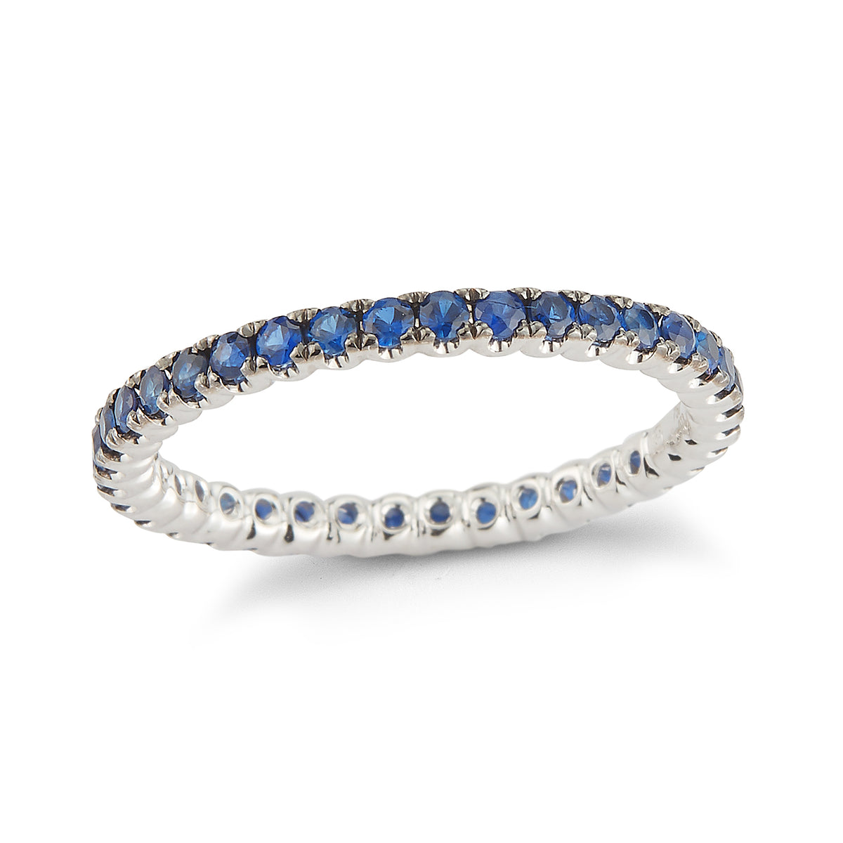 Blue Sapphire Eternity Ring