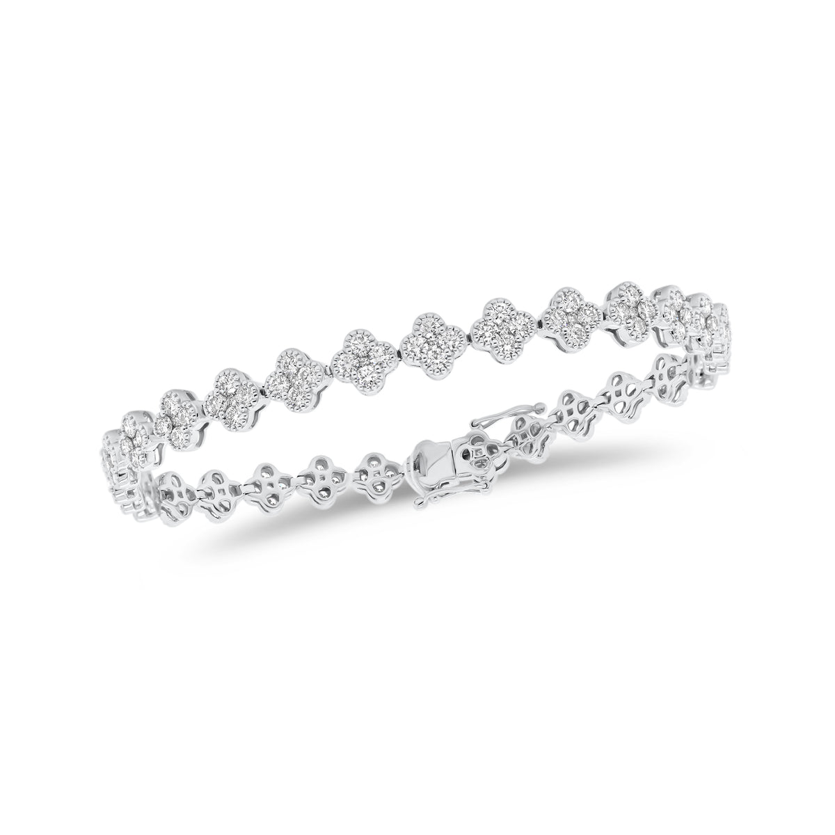 Diamond Quatrefoil Bracelet