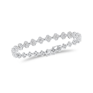Diamond Quatrefoil Bracelet