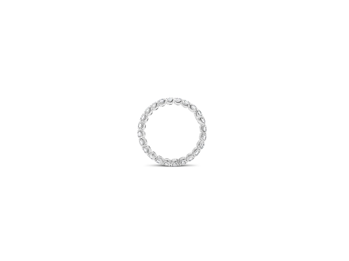 Simple Four Prong-Set Diamond Eternity Band