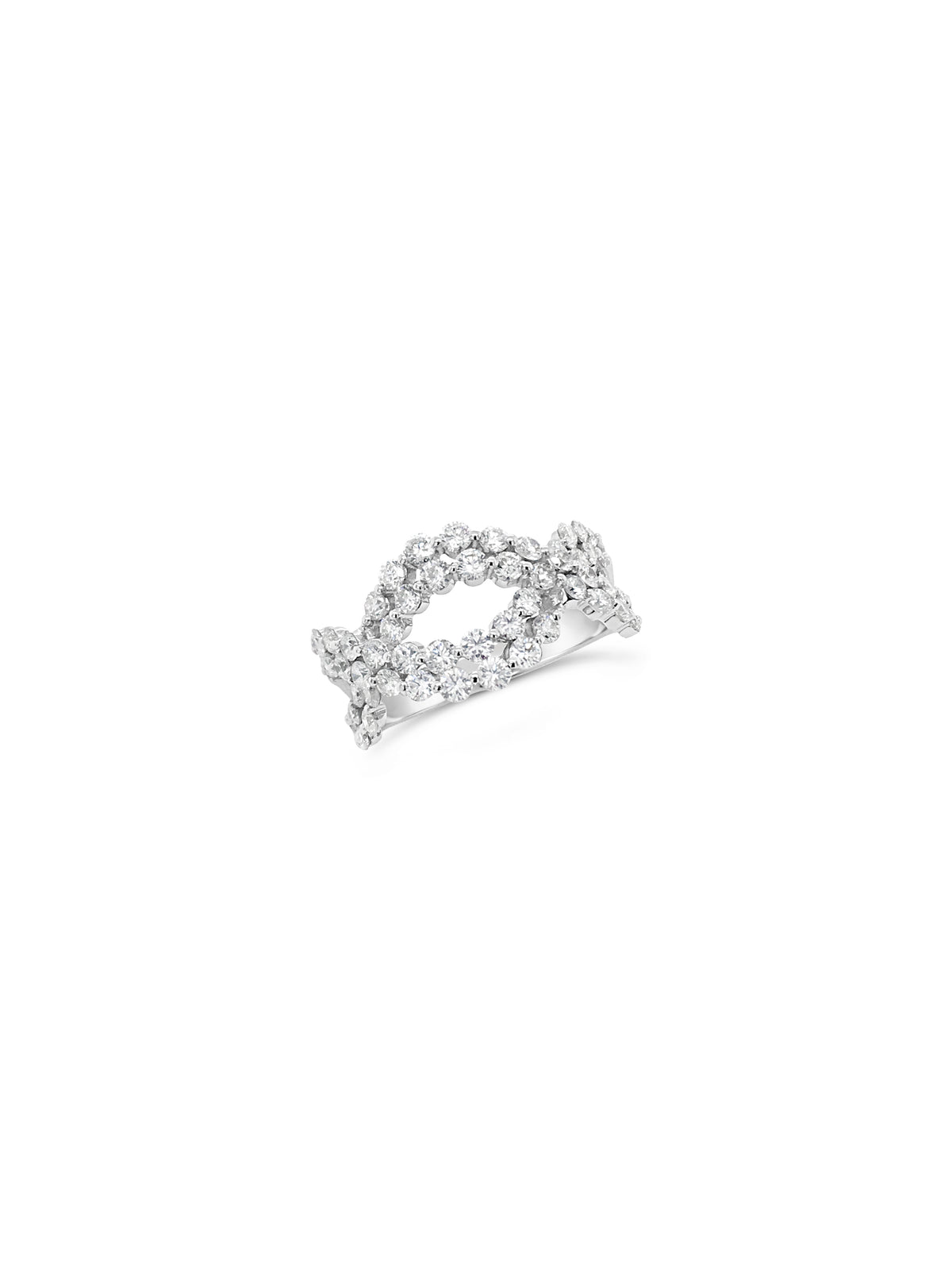 Diamond Twist Fashion Ring
