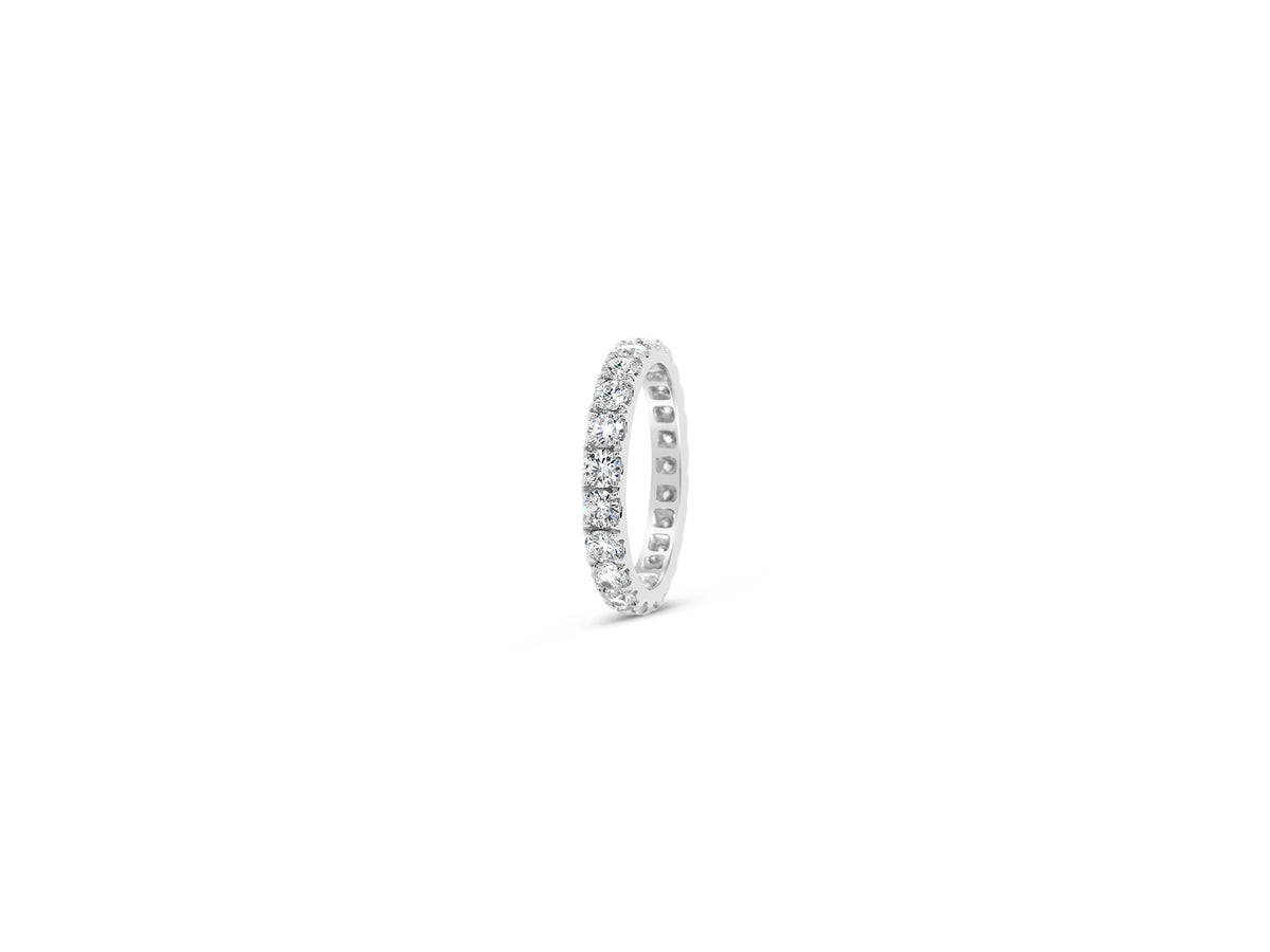 Four Prong-Set Diamond Eternity Band