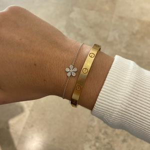 Diamond Flower Fashion Bracelet - Nuha Jewelers