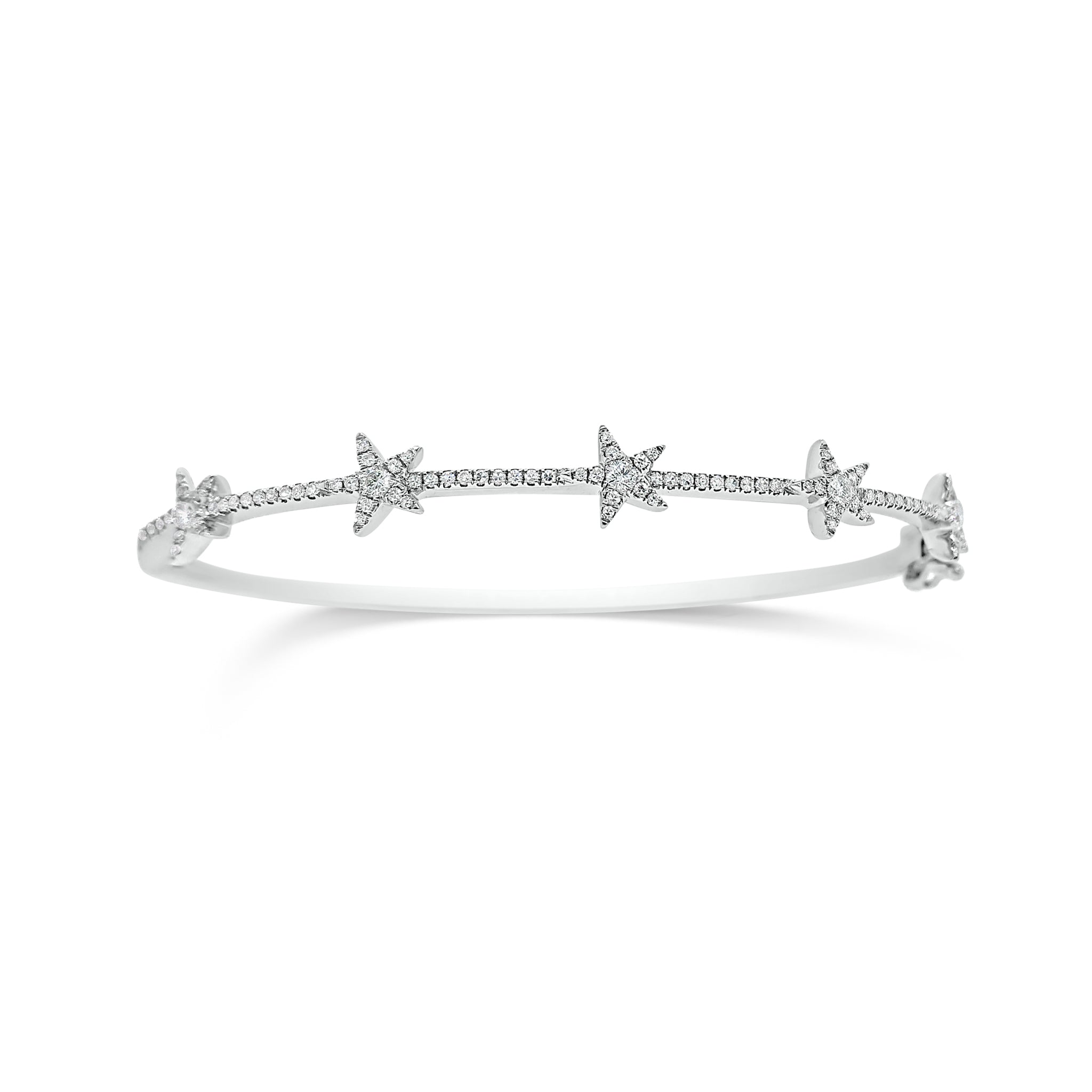 Diamond Bezel Wire Bracelet