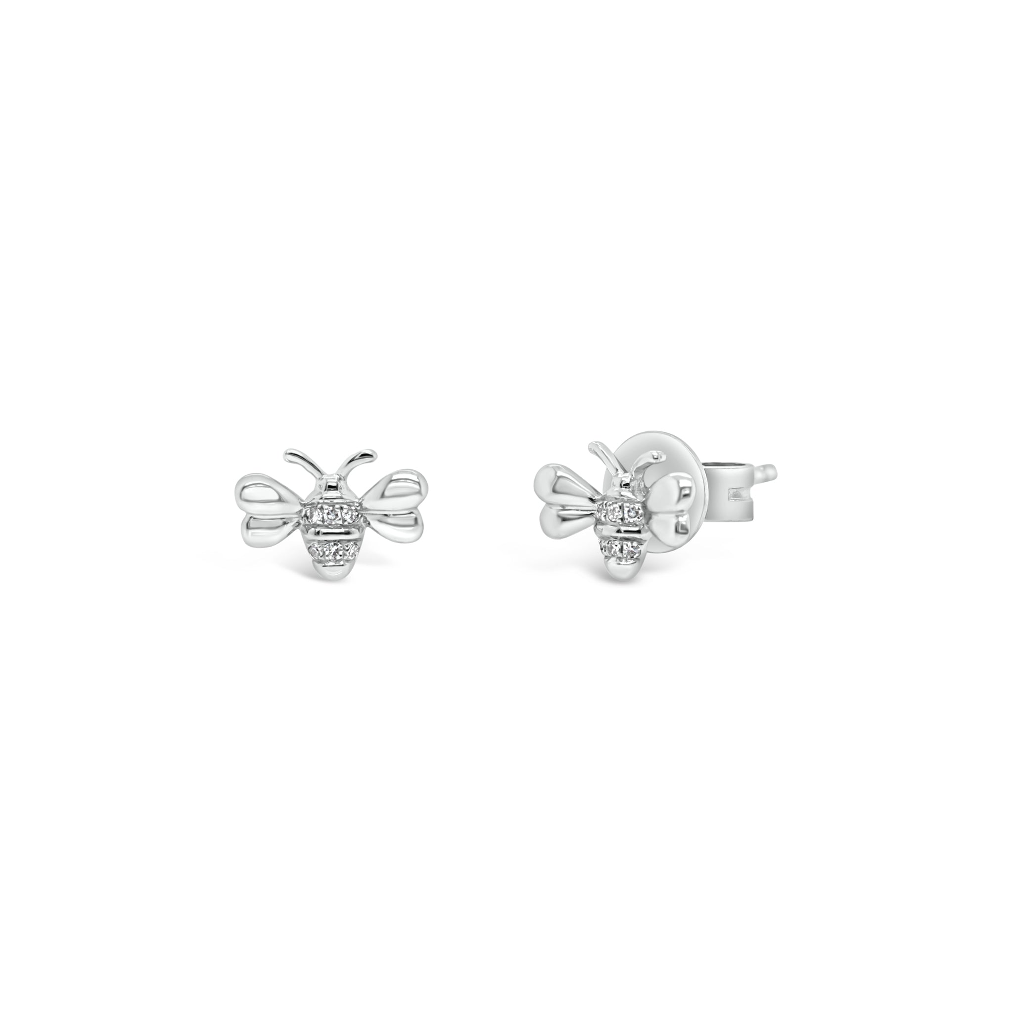 0.75ctw Diamond Stud Earrings, Platinum, Length 4.5 MM, Simple Diamond -  Ruby Lane