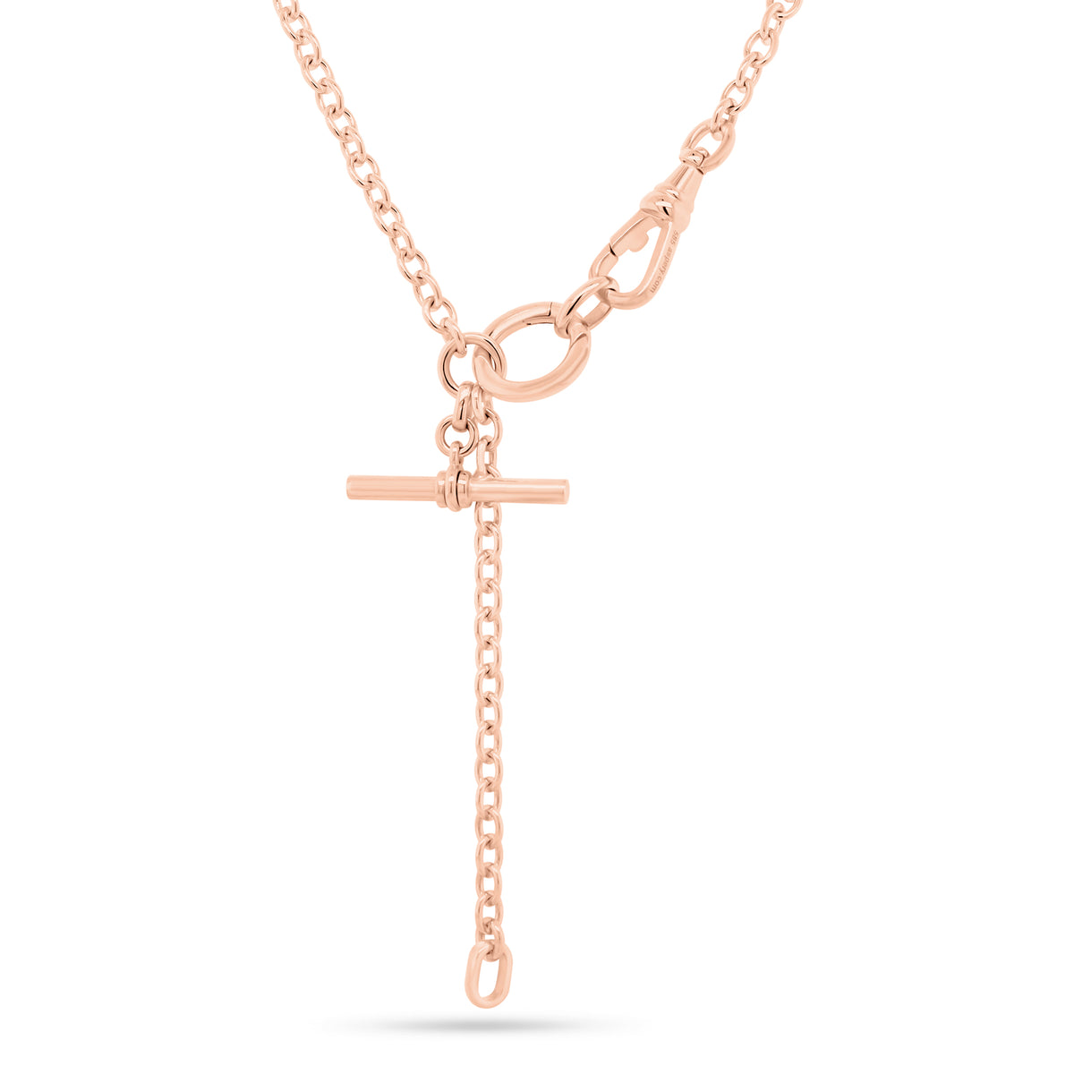 Gold Toggle Lariat Necklace  - 14K gold weighing 21.2 grams