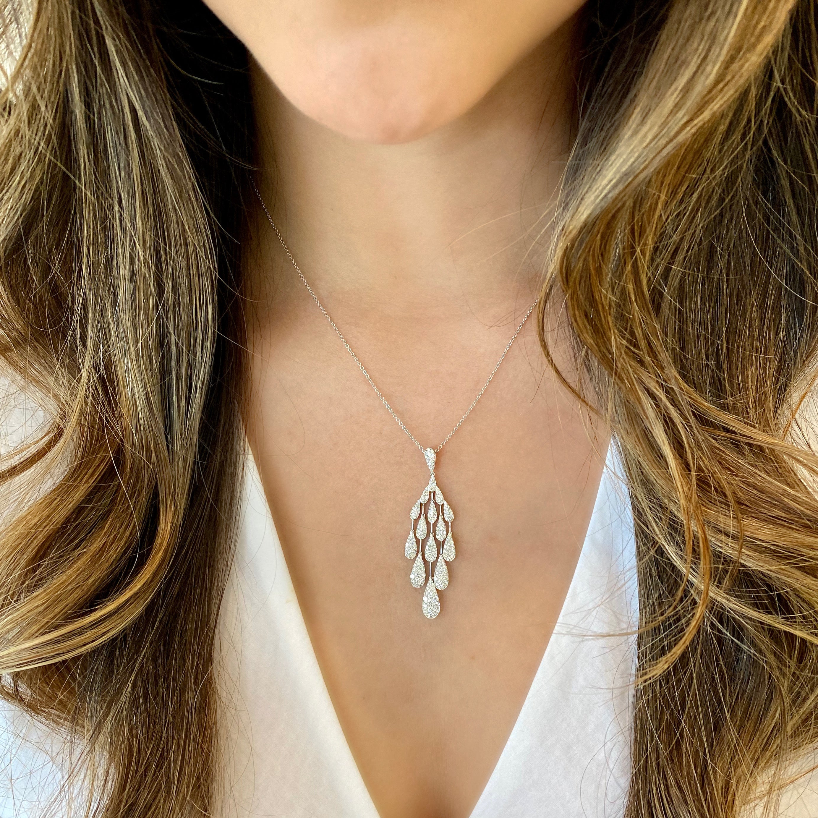 Designer diamond pendant necklace Outlet