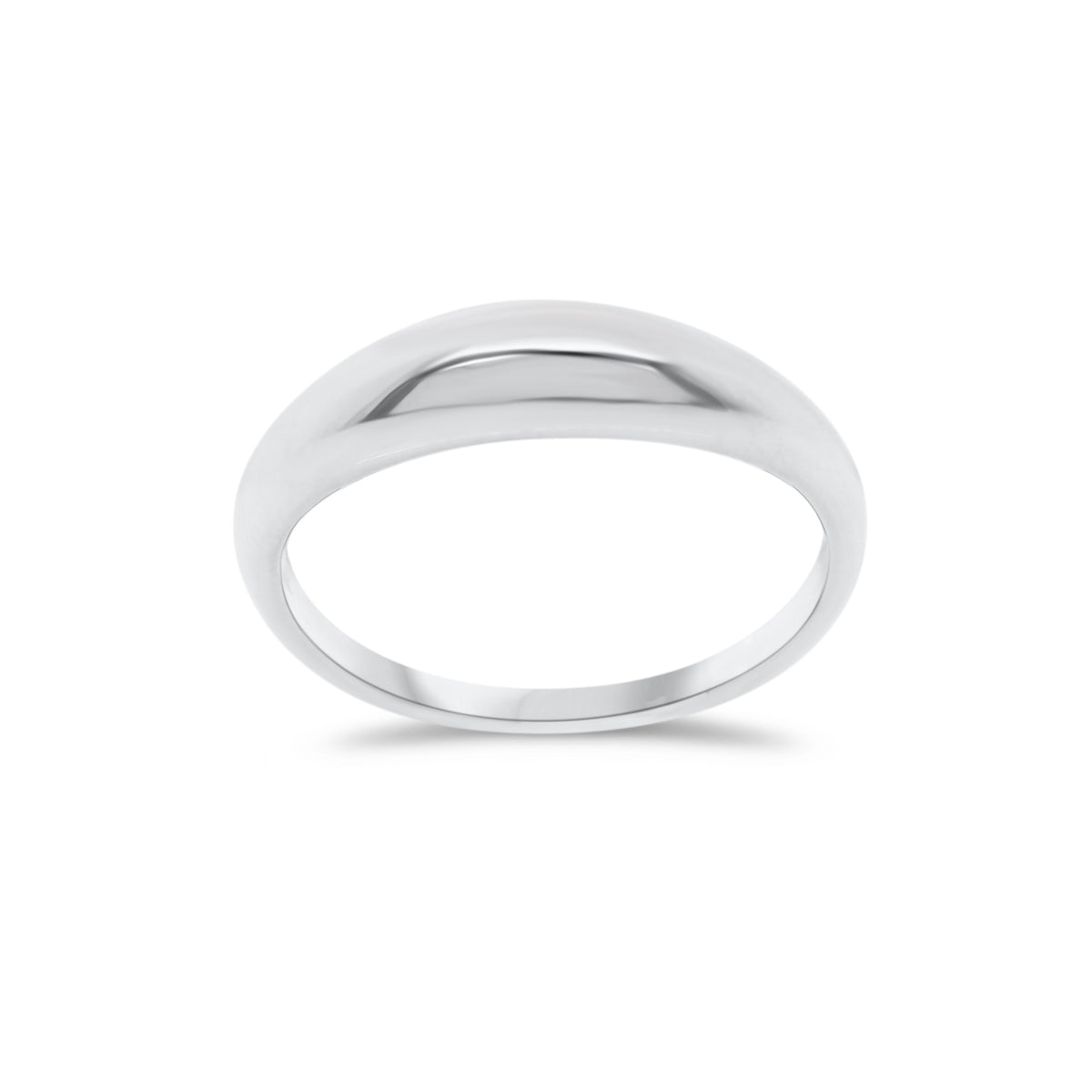 Gold Slim Dome Ring  - 14K gold weighing 2.12 grams