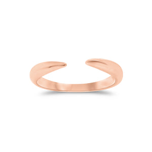 Gold claw ring - 14K gold weighing 1.30 grams