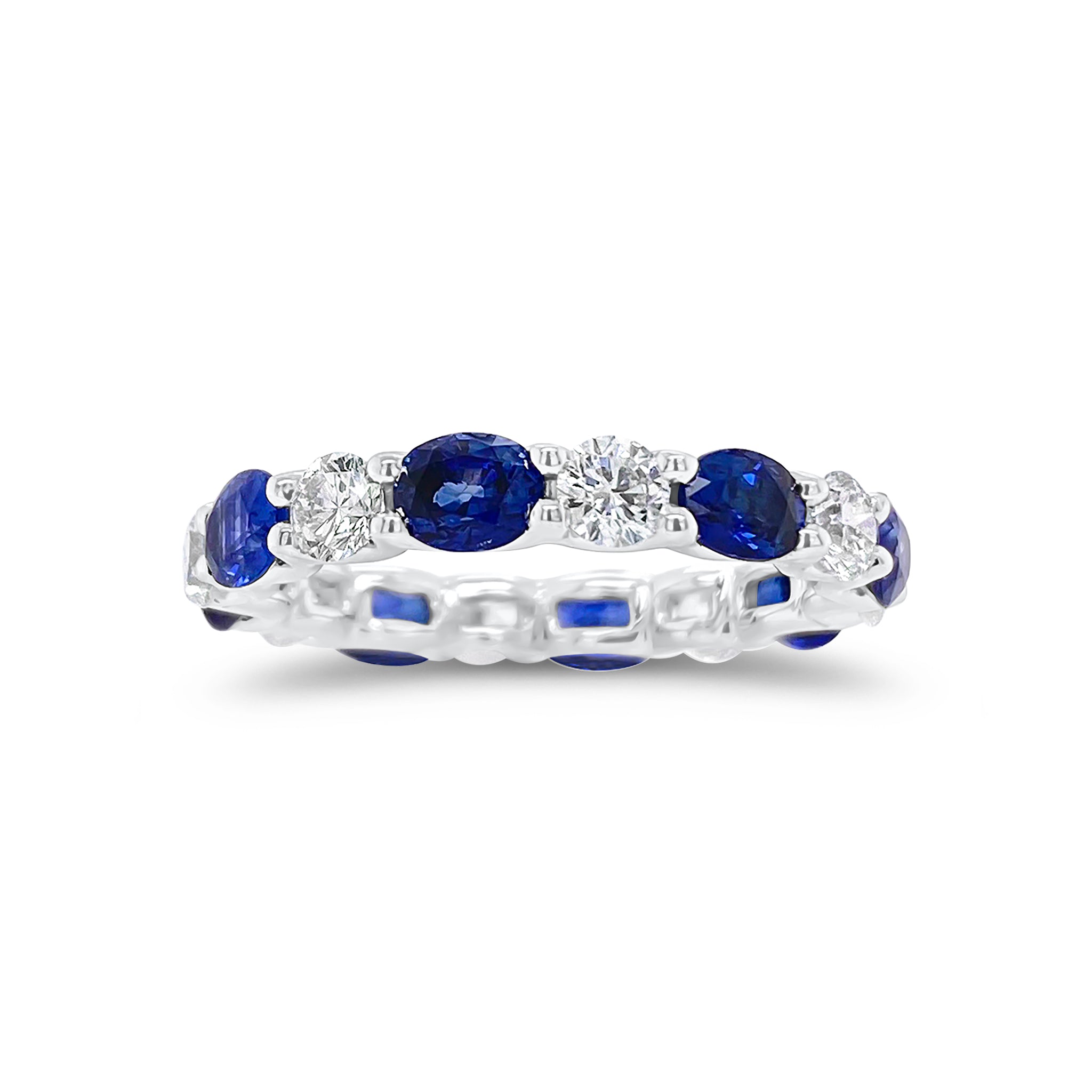 9ct Gold Sapphire And Diamond Ring - 1/3ct - D8123 | Jewellers 9ct Gold Sapphire And Diamond Ring - 1/3ct - D8123 | Jewellers