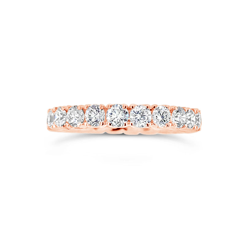 Simple Four Prong-set Diamond Eternity Ring