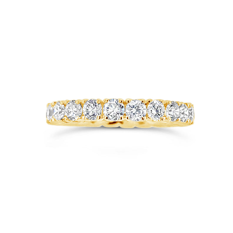 Simple Four Prong-set Diamond Eternity Ring
