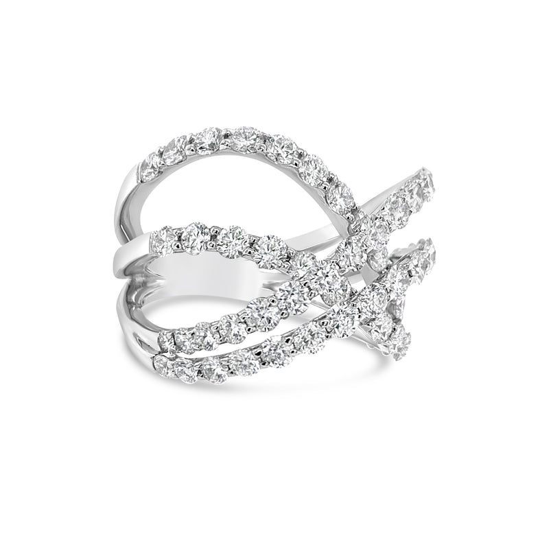 Diamond Scribble Ring - Nuha Jewelers